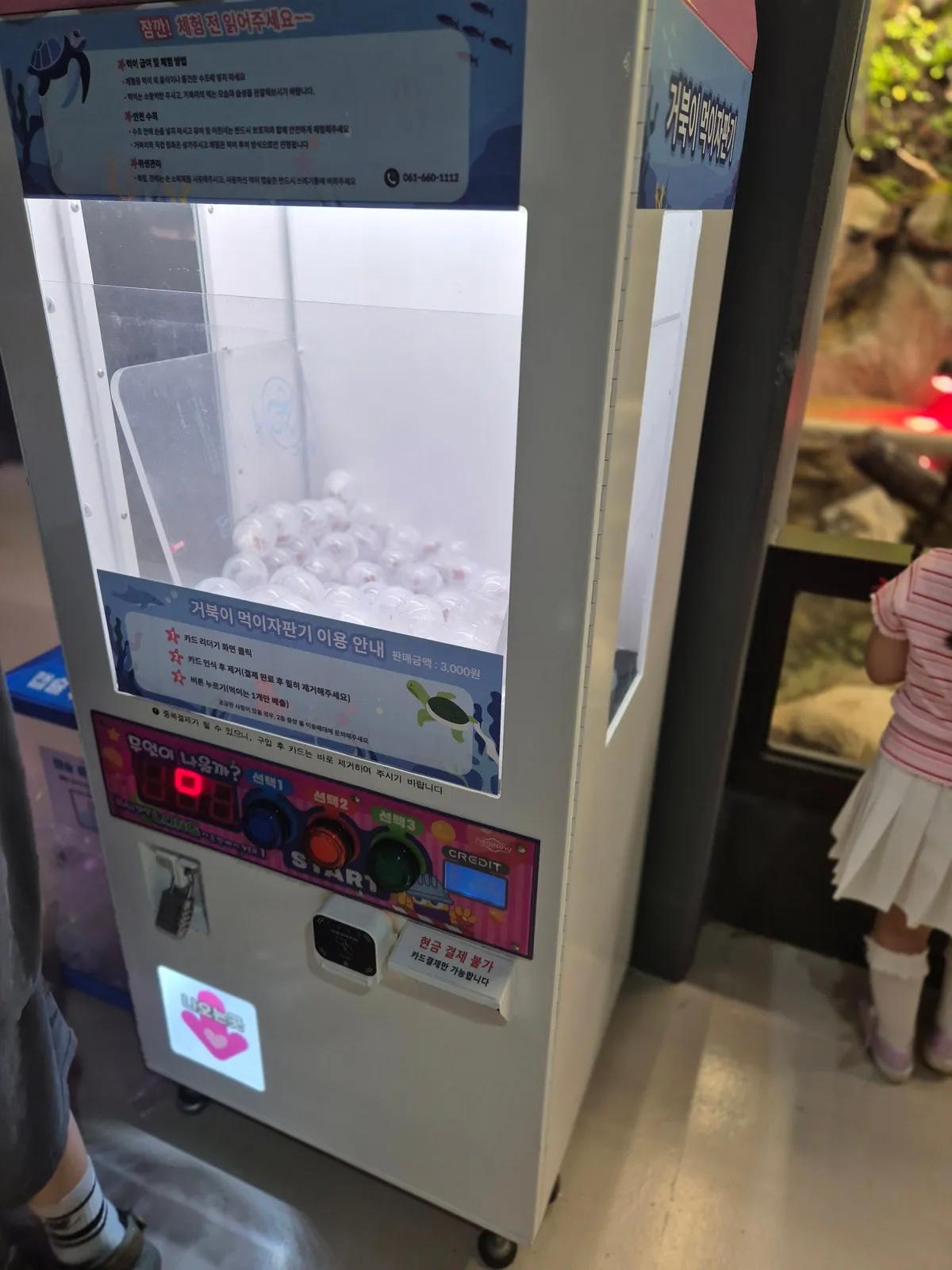 거북이 먹이자판기