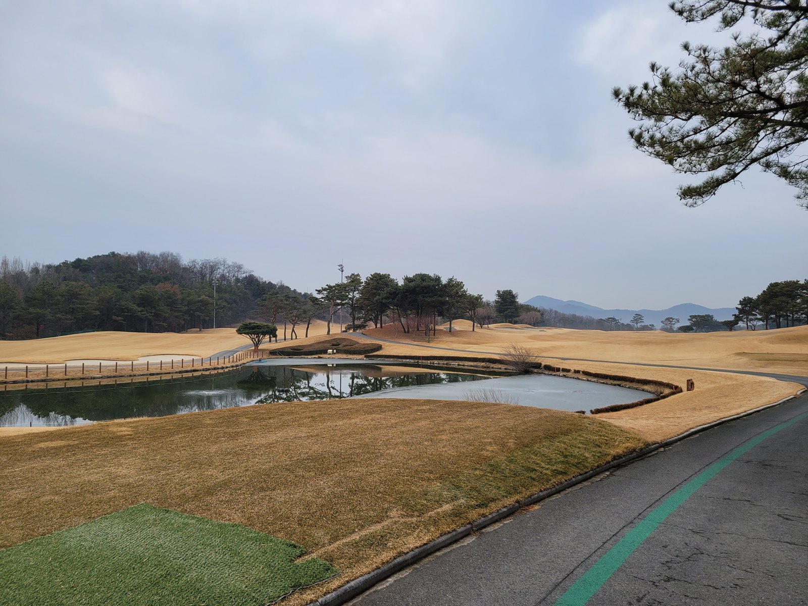천안상록CC 연못이 있는 홀